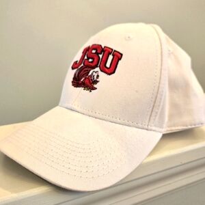 JSU Gamecocks Embroidered Snapback Cap Hat Jacksonville Softball Baseball EUC